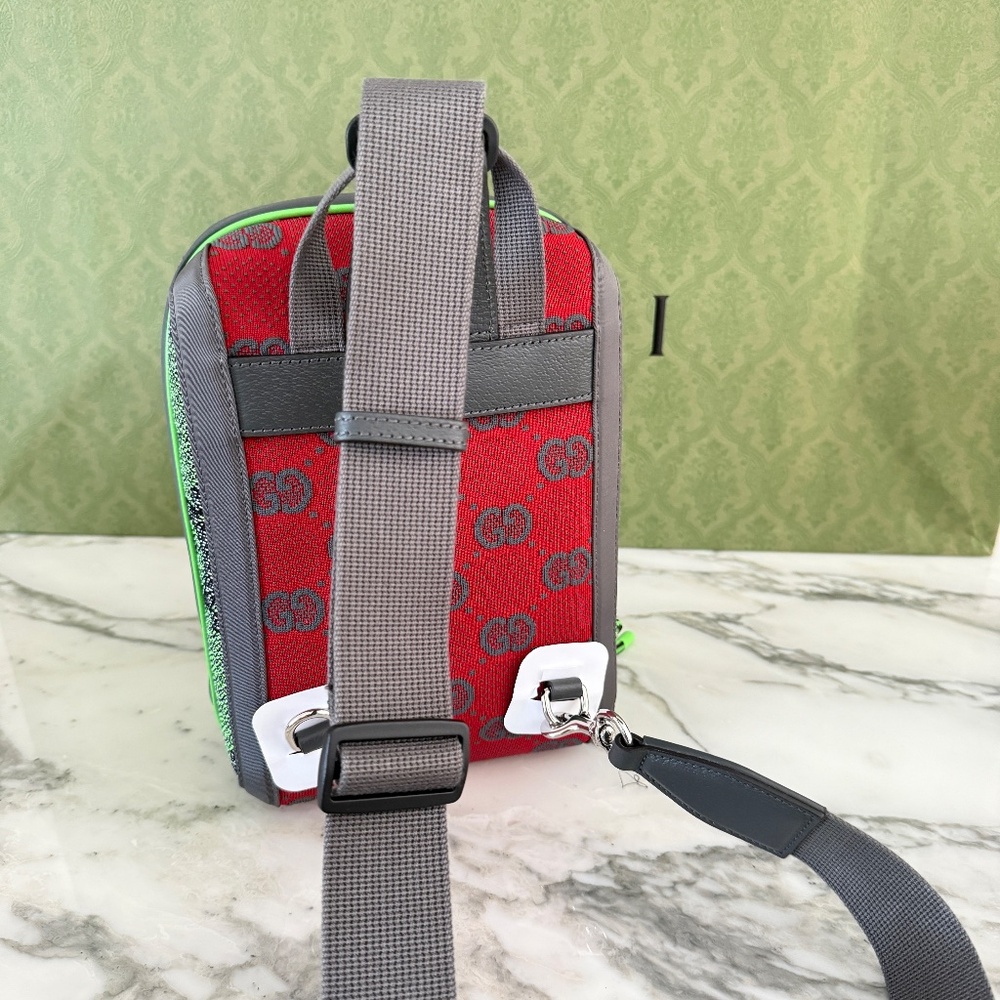 Gucci‎ 763430 Two-way Jersey GG Cloth backpack - Picture 7 of 15